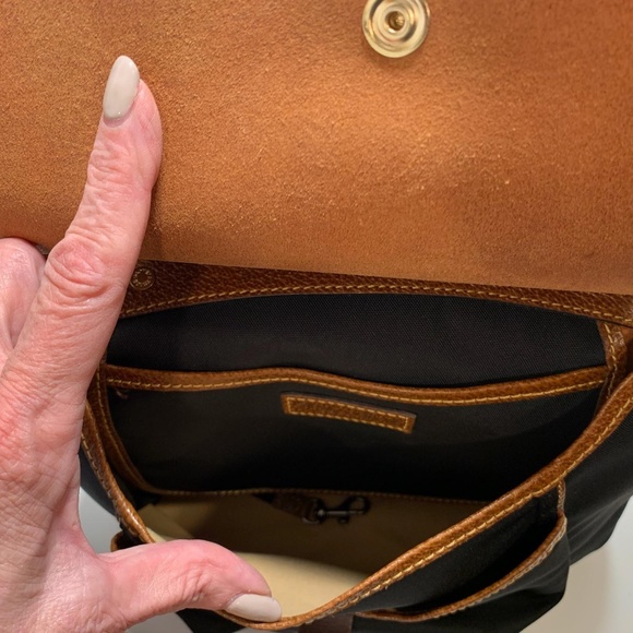 Rare Dooney & Bourke Crossbody Bag, EUC, Black/Tan - Picture 12 of 13